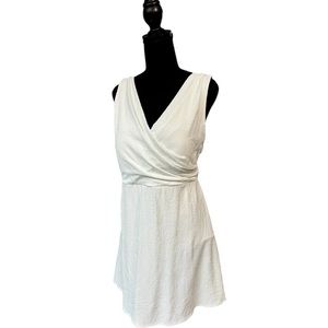 Lands’ End Petite White Swim Dress with Adjustable Straps - Size 16P